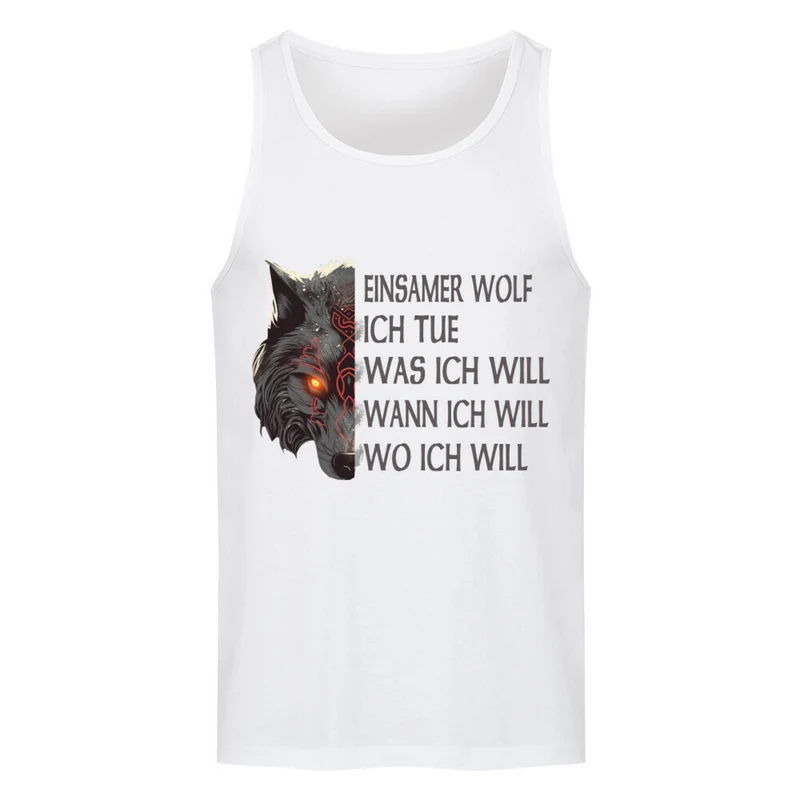 Einsamer Wolf - Tanktop Unisex