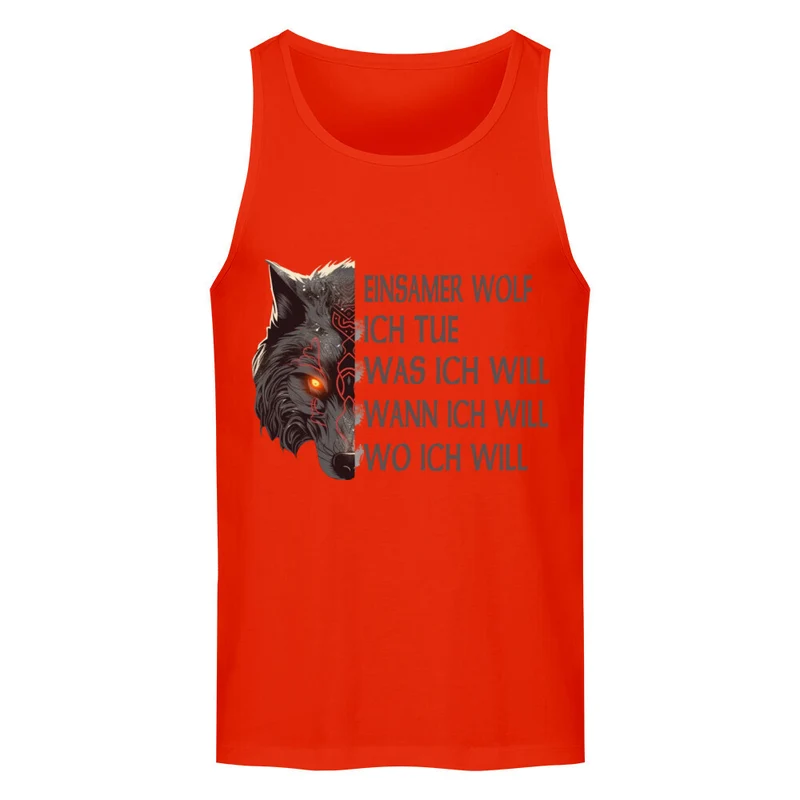 Einsamer Wolf - Tanktop Unisex
