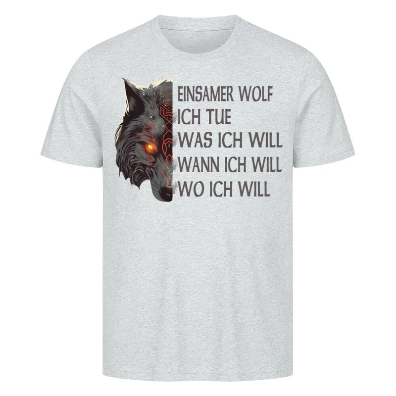 Einsamer Wolf - Herren Shirt