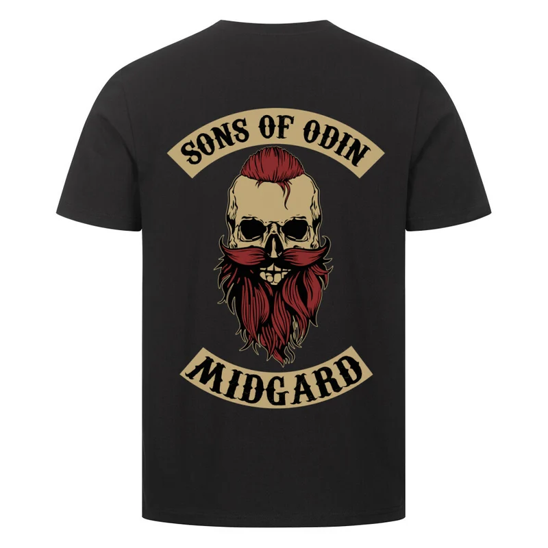 Sons of Odin - Herren Shirt Backprint