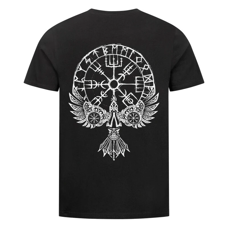 Rabenbotschaft - Herren Premiumshirt Backprint