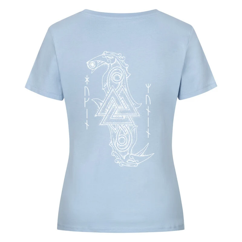 Rabenknut - Damen Premiumshirt Backprint