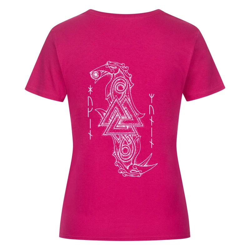 Rabenknut - Damenshirt Backprint