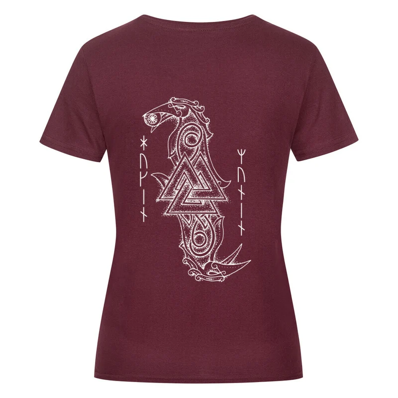 Rabenknut - Damenshirt Backprint