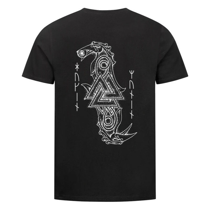 Rabenknut - Herren Premiumshirt Backprint