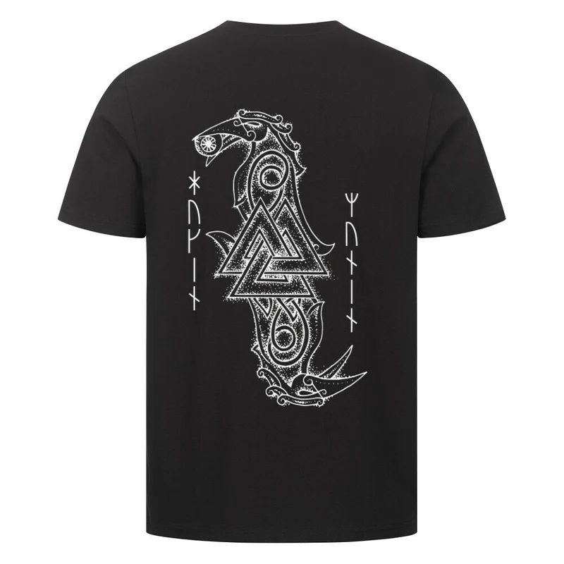 Rabenknut - Herren Shirt Backprint