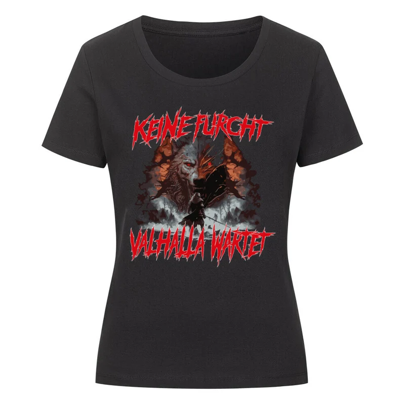 Valhalla wartet - Damen Premiumshirt