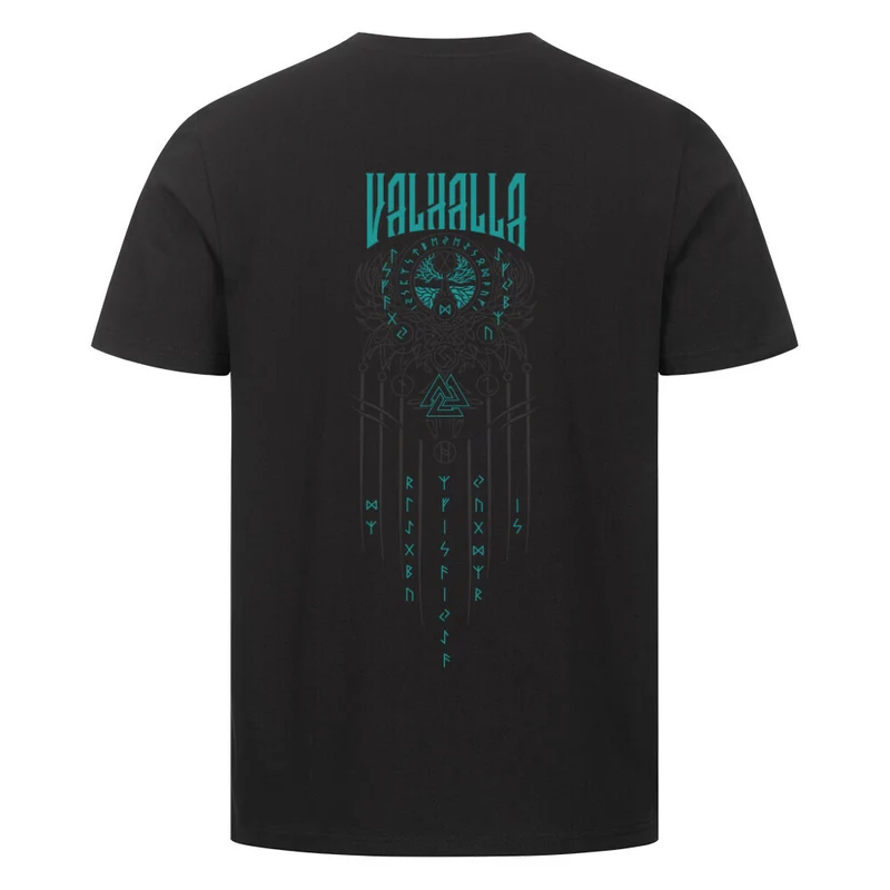 Runenbahn - Herren Shirt Backprint
