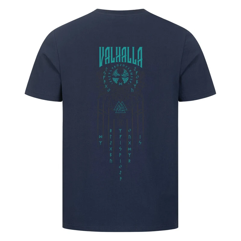 Runenbahn - Herren Shirt Backprint