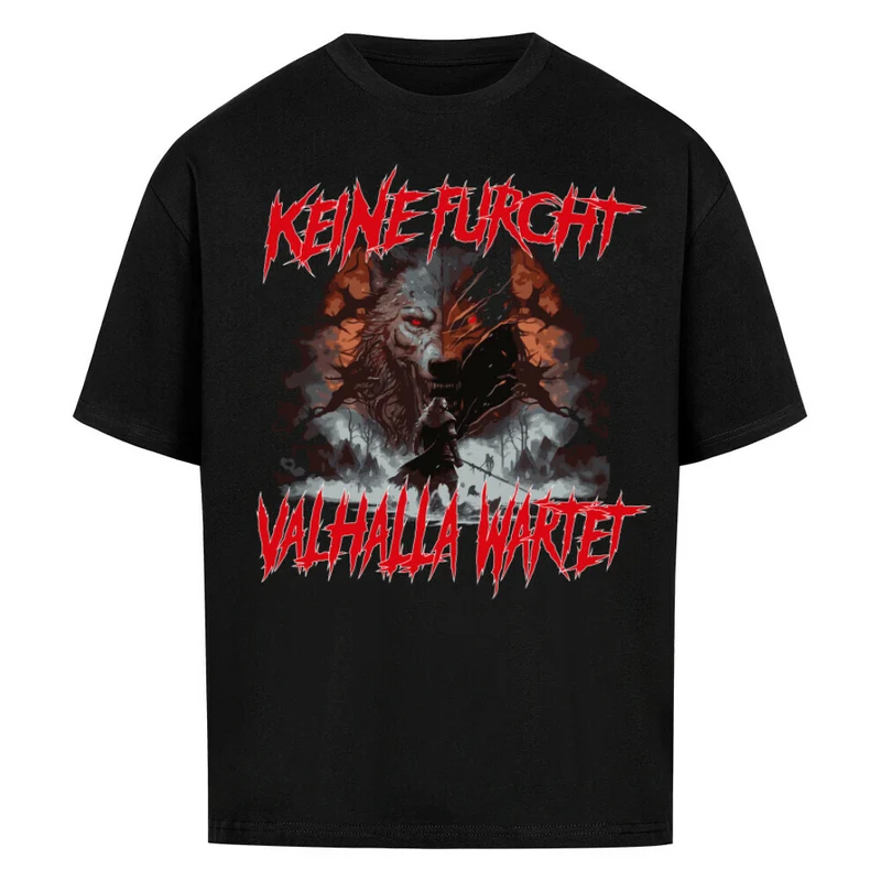 Valhalla wartet - Premium Oversized Shirt Unisex