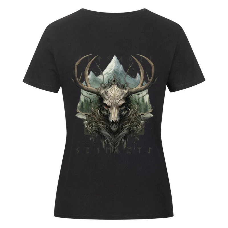 Eikthyrnir - Damenshirt Backprint