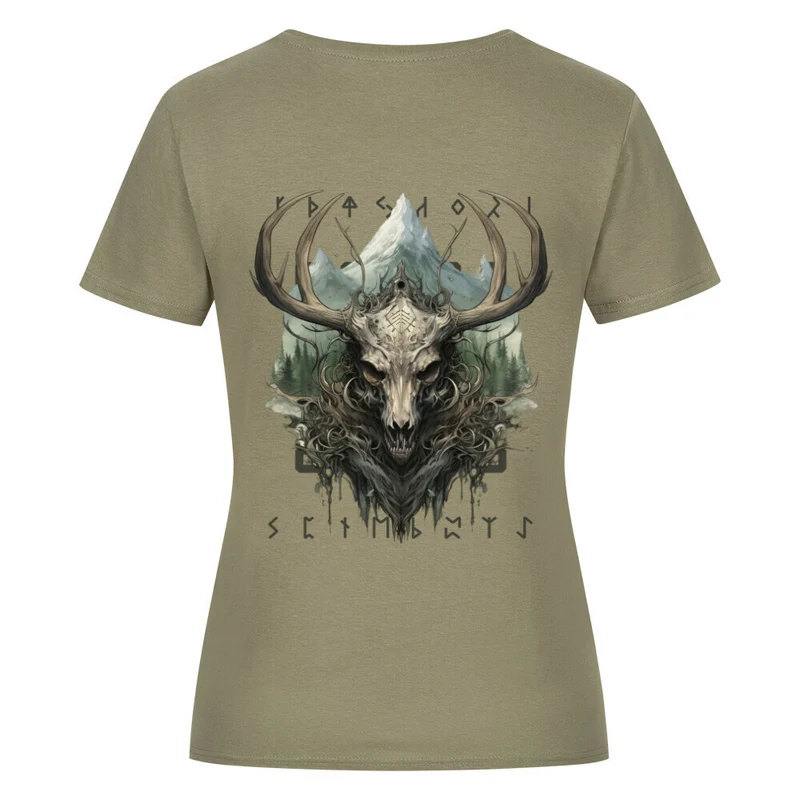 Eikthyrnir - Damenshirt Backprint