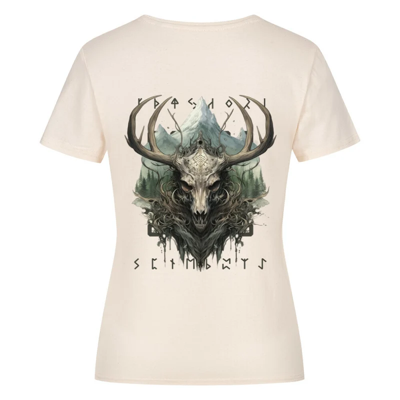 Eikthyrnir - Damenshirt Backprint