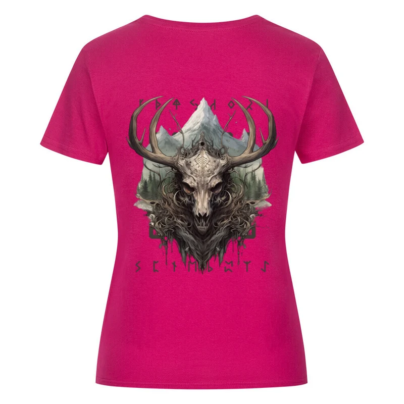 Eikthyrnir - Damenshirt Backprint