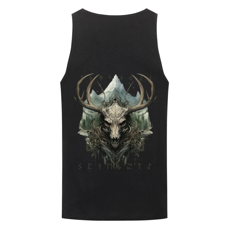 Eikthyrnir - Tanktop Unisex Backprint