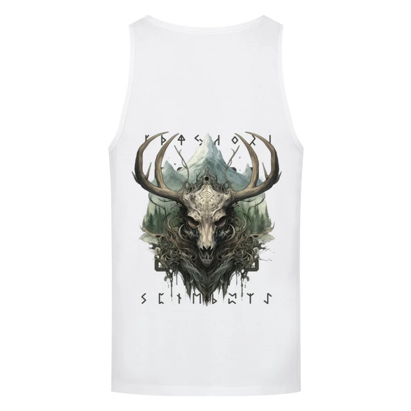 Eikthyrnir - Tanktop Unisex Backprint