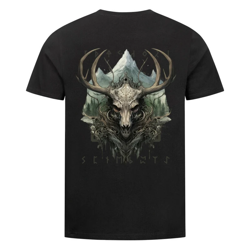 Eikthyrnir - Herren Premiumshirt Backprint