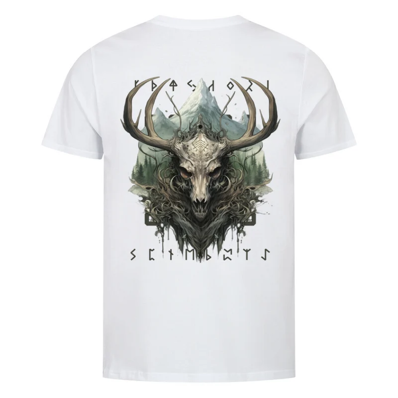 Eikthyrnir - Herren Premiumshirt Backprint