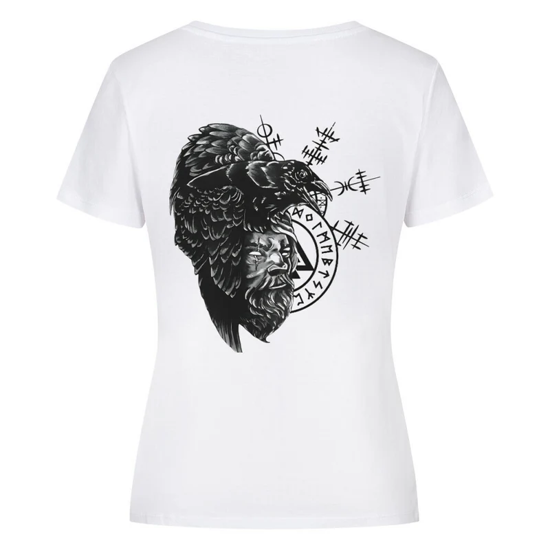Odins Wächter - Damen Premiumshirt Backprint