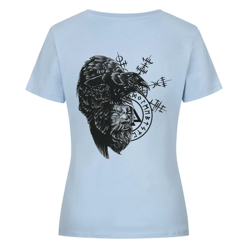 Odins Wächter - Damen Premiumshirt Backprint