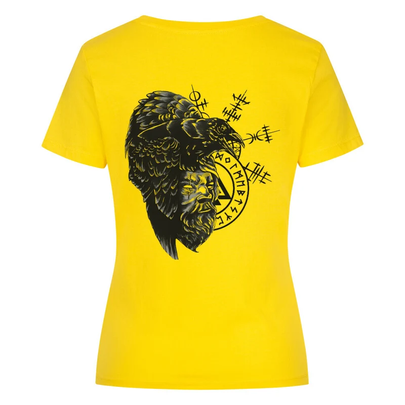 Odins Wächter - Damen Premiumshirt Backprint