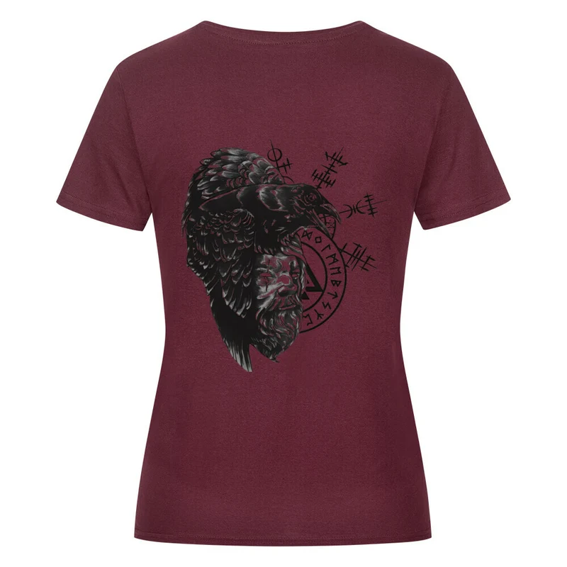 Odins Wächter - Damenshirt Backprint