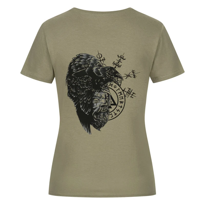 Odins Wächter - Damenshirt Backprint