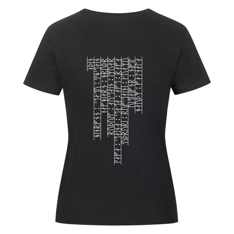 Runenrücken - Damenshirt Backprint