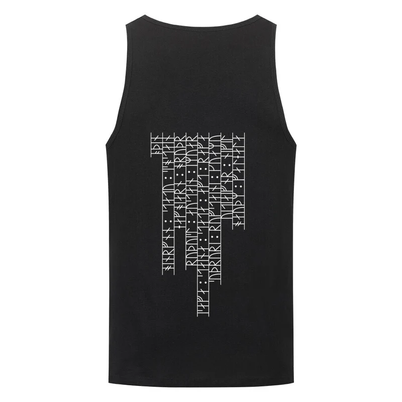 Runenrücken - Tanktop Unisex Backprint