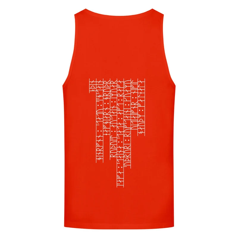 Runenrücken - Tanktop Unisex Backprint