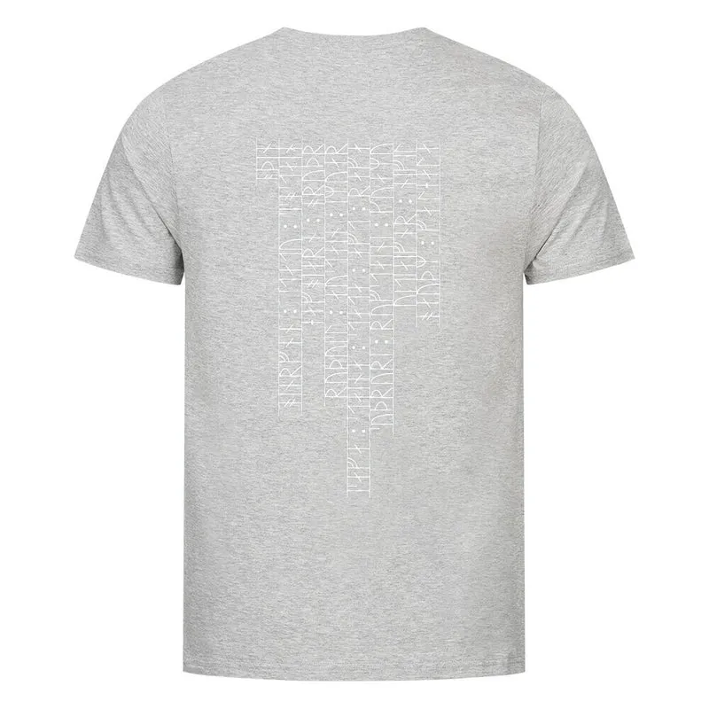 Runenrücken - Herren Premiumshirt Backprint