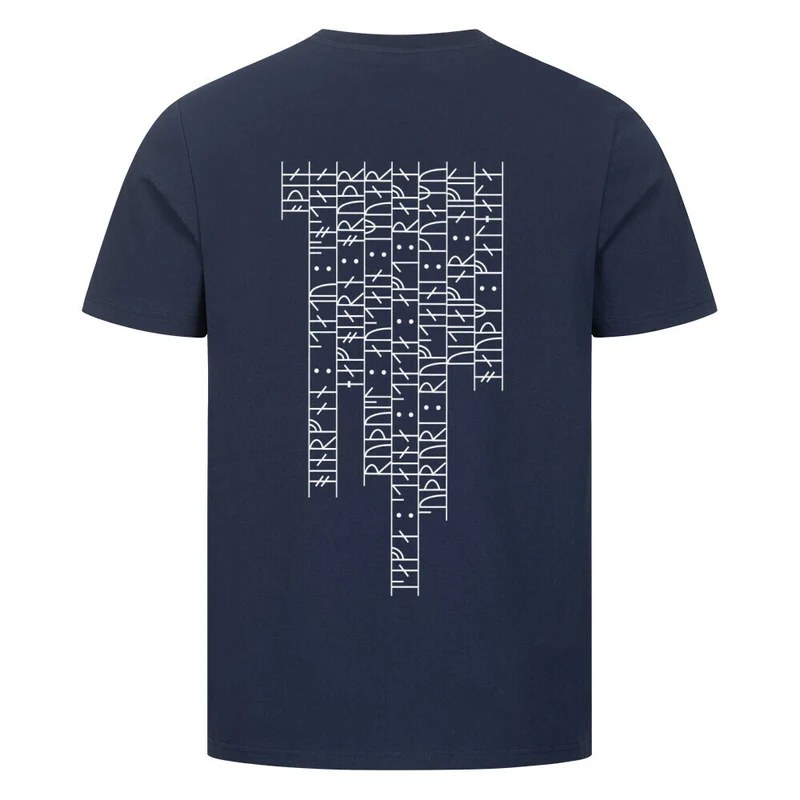 Runenrücken - Herren Shirt Backprint