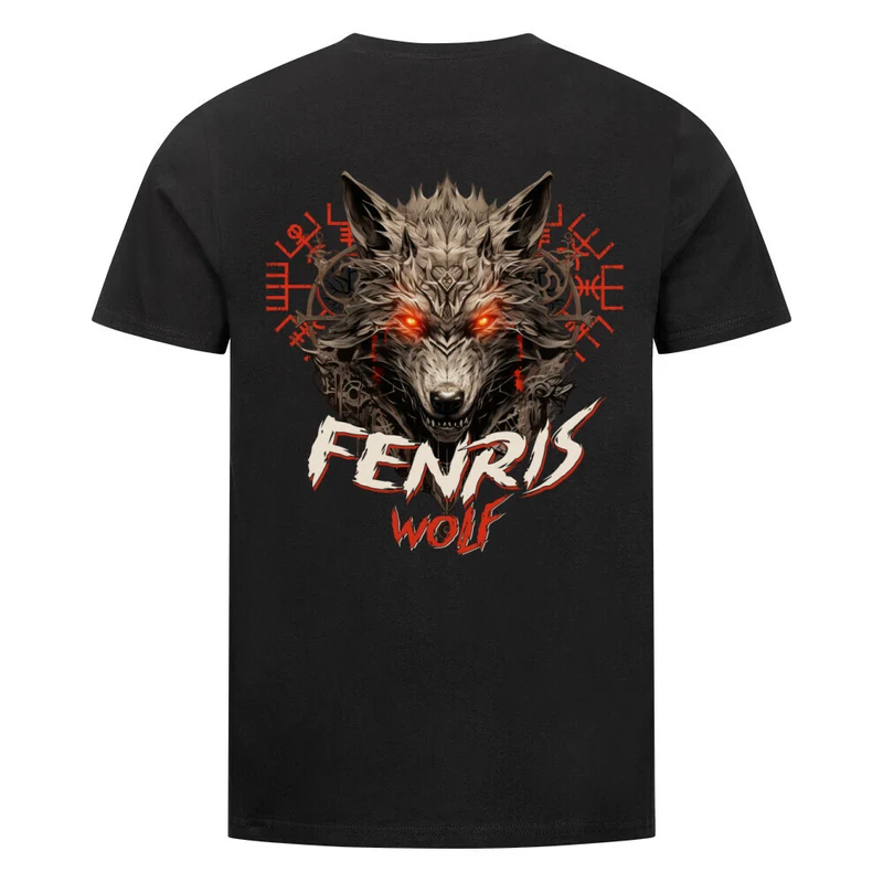Fenriswolf - Herren Premiumshirt Backprint