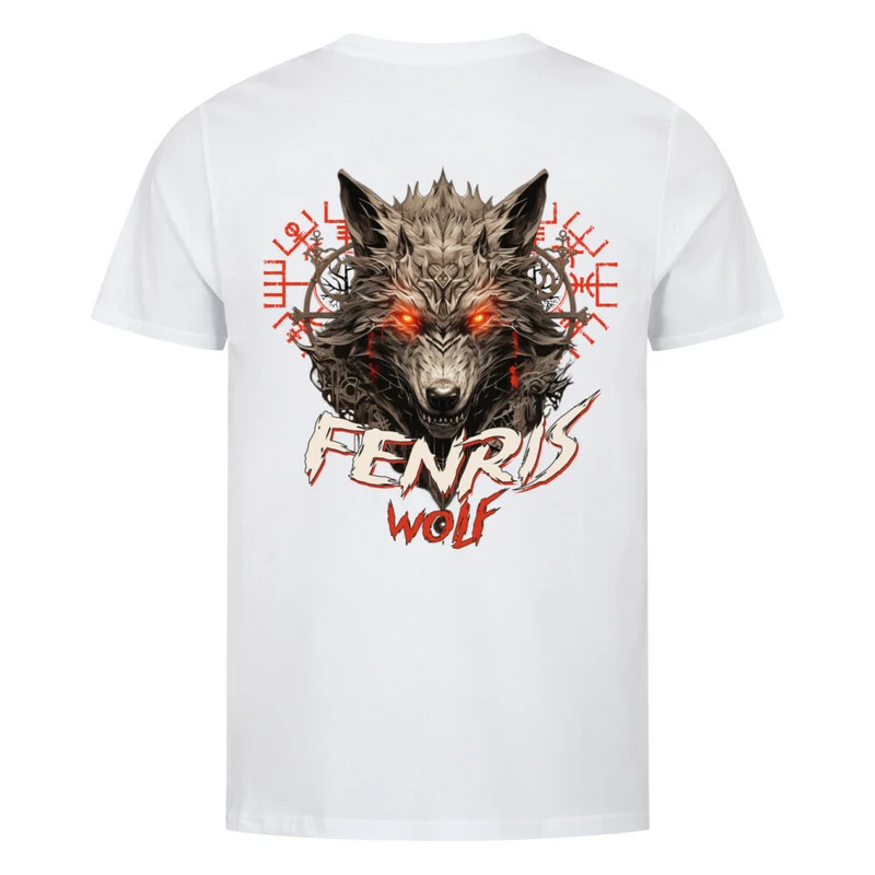 Fenriswolf - Herren Premiumshirt Backprint