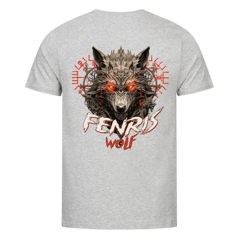 Fenriswolf - Herren Premiumshirt Backprint