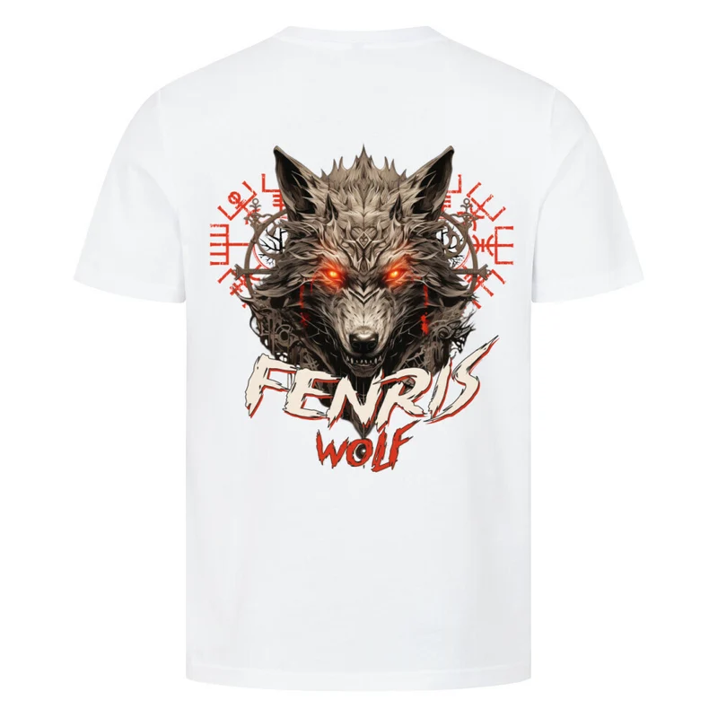 Fenriswolf - Herren Shirt Backprint
