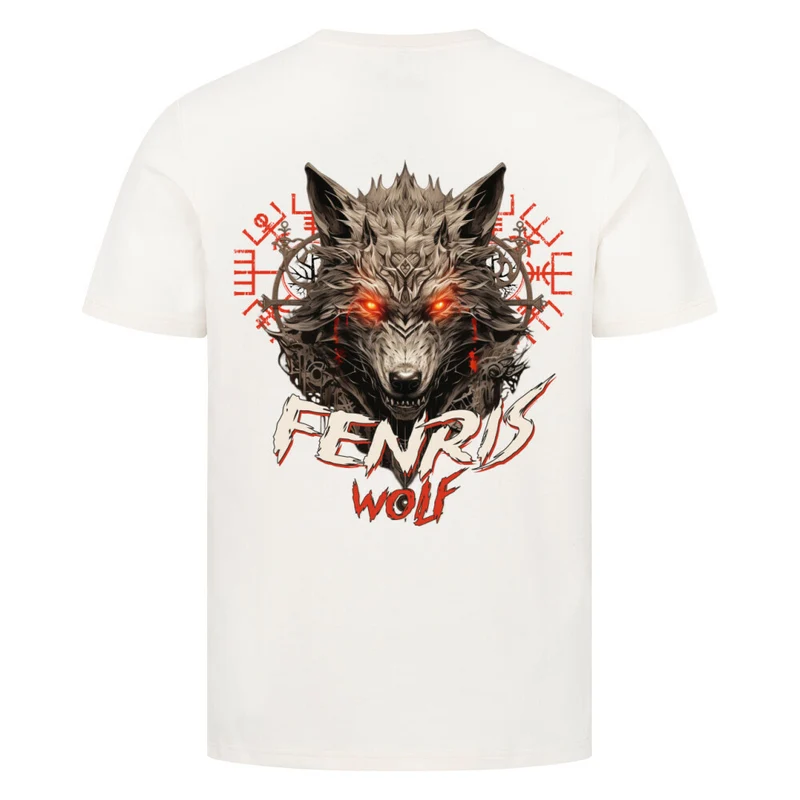 Fenriswolf - Herren Shirt Backprint