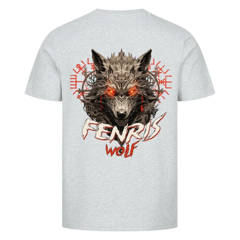Fenriswolf - Herren Shirt Backprint