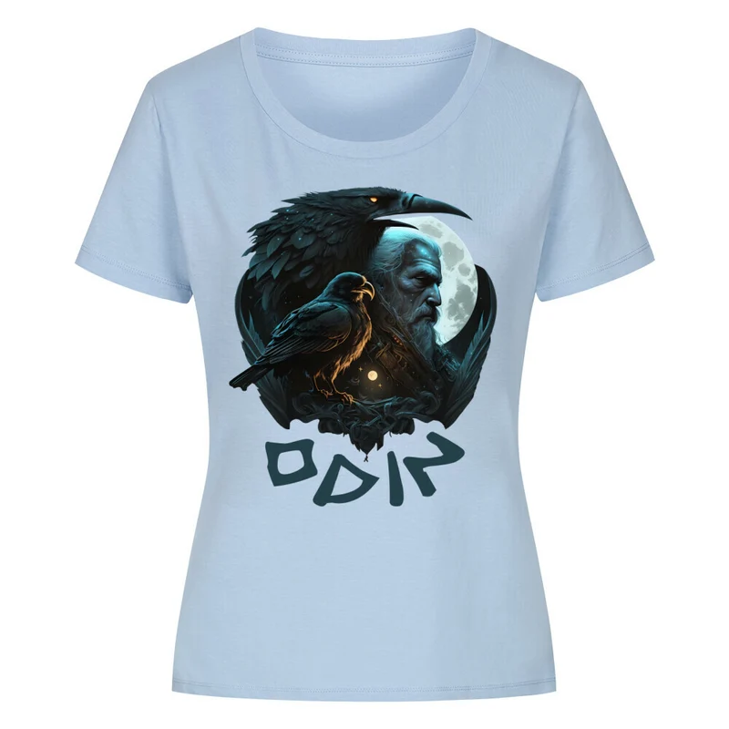 Federn im Mondlicht - Damen Premiumshirt