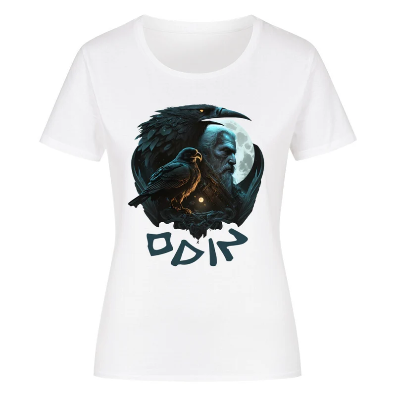Federn im Mondlicht - Damenshirt