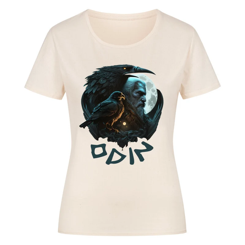 Federn im Mondlicht - Damenshirt