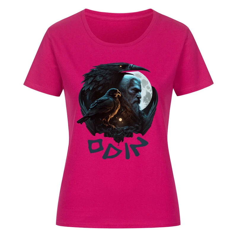Federn im Mondlicht - Damenshirt