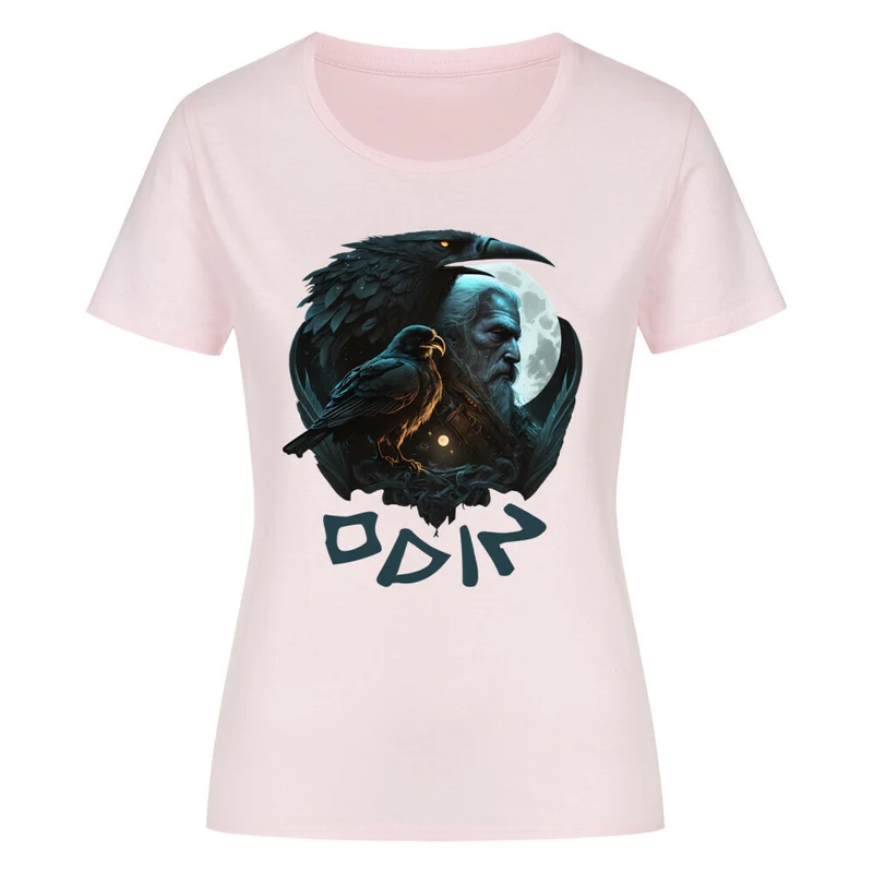 Federn im Mondlicht - Damenshirt