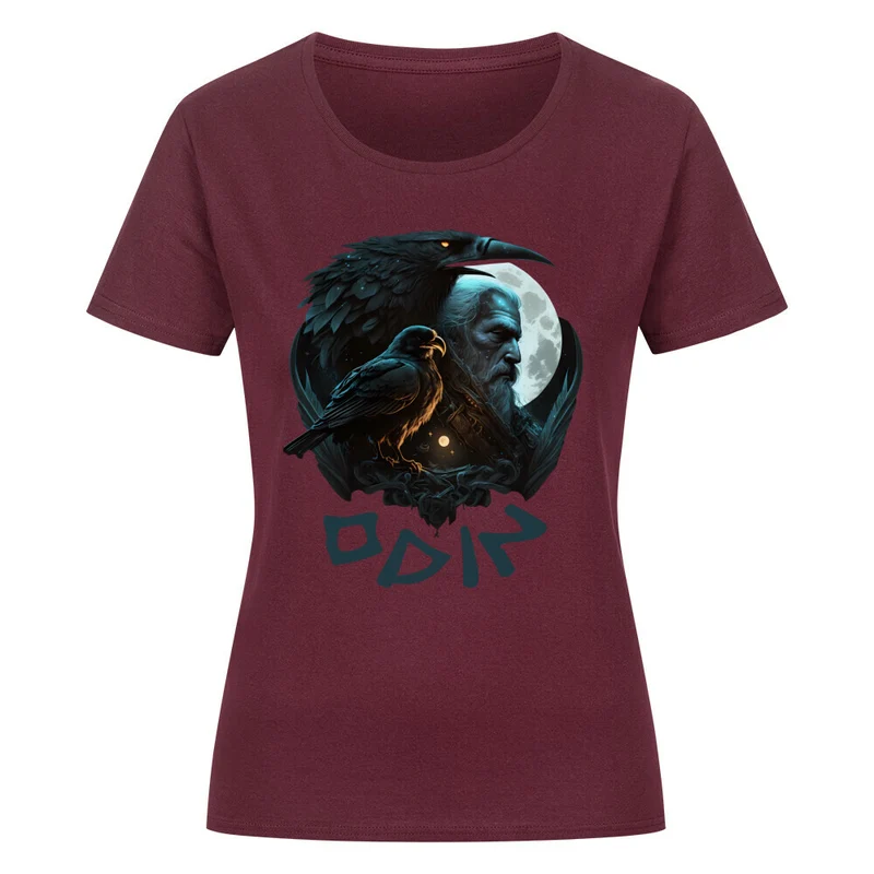 Federn im Mondlicht - Damenshirt