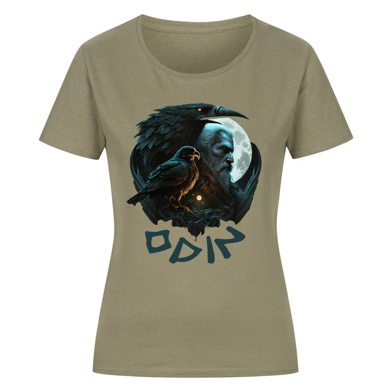 Federn im Mondlicht - Damenshirt