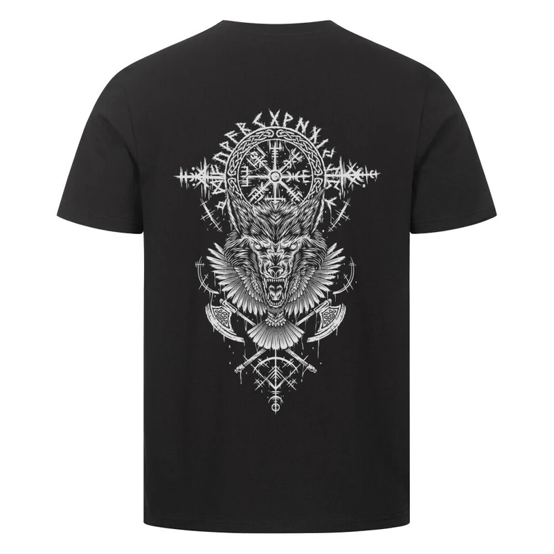 Ruf des Nordens - Herren Shirt Backprint