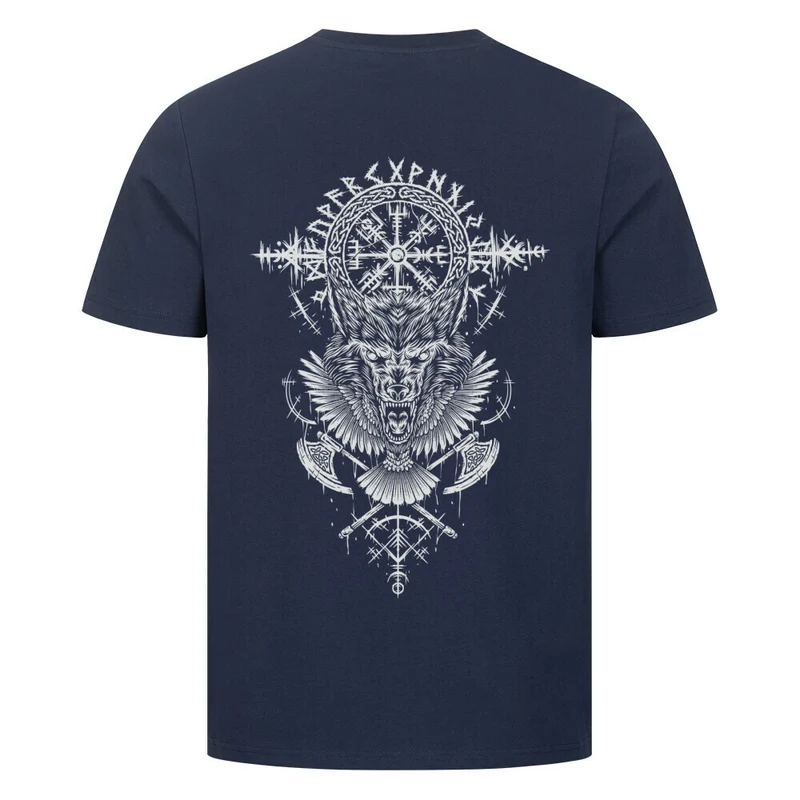 Ruf des Nordens - Herren Shirt Backprint