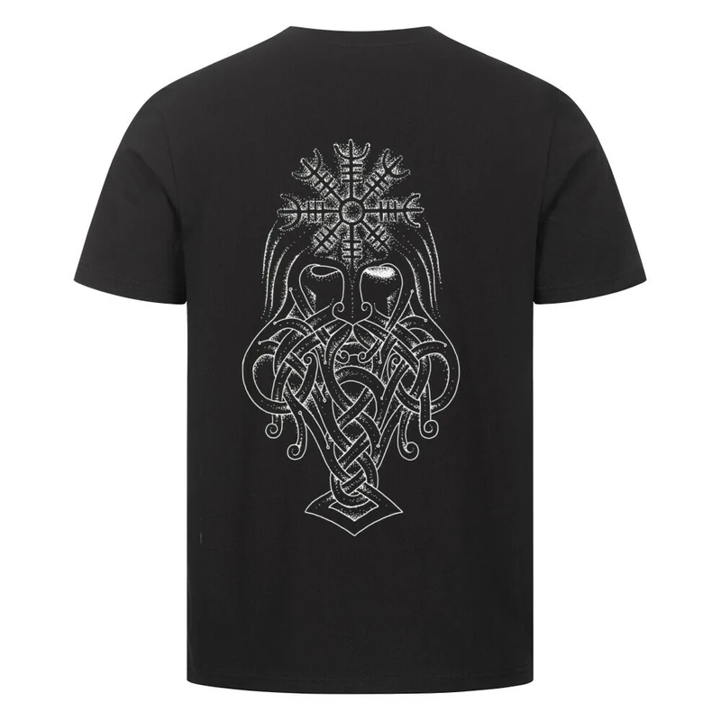 Aegishjalmur - Herren Shirt Backprint