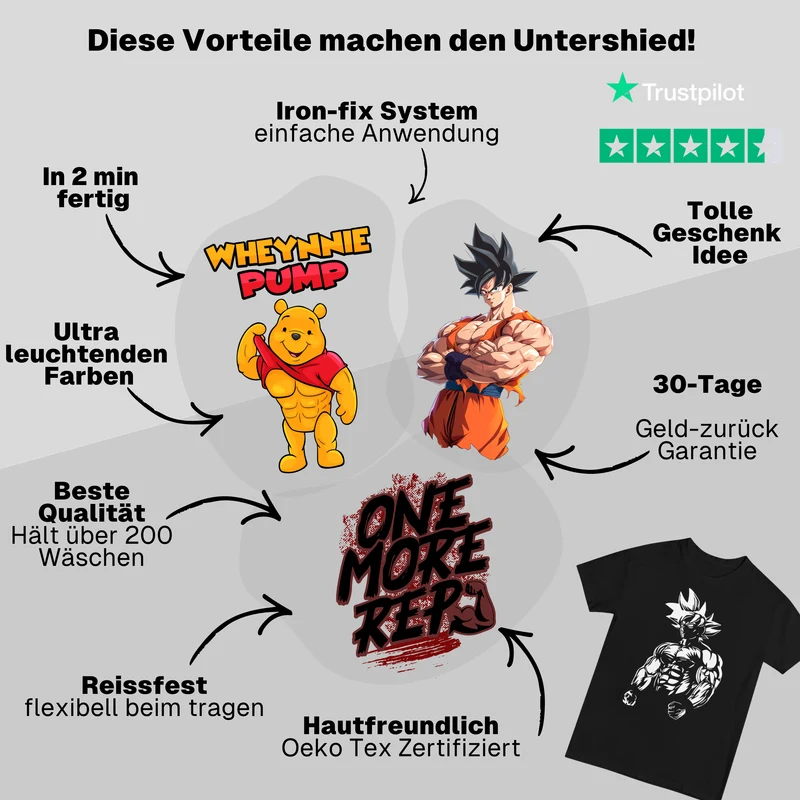Bügelbild - Classic Physique