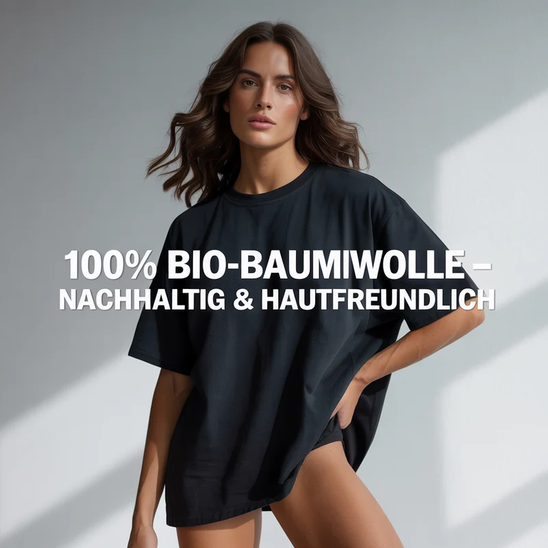 Oversized Shirt mit eigenem Logo/Motiv – Mengenrabatt
